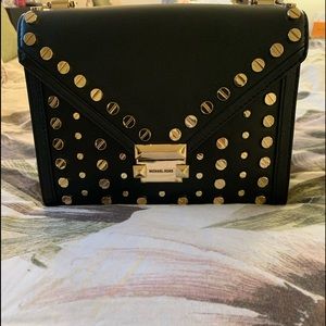 Michael Kors Gold Chain Stud Bag